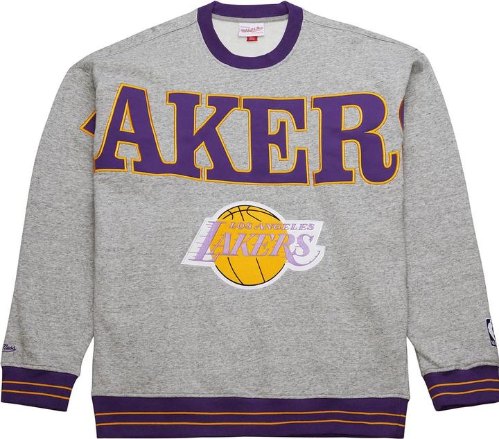 Produktbild Mitchell & Ness SATIN Fleece Pullover Los Angeles Lakers XL (XL)