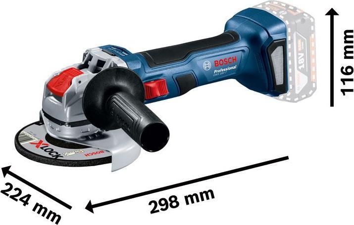 Actual product image Bosch Professional GWX 18V-7 (115 mm)