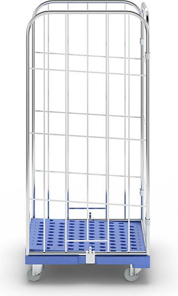 Image du produit ESB Roll-conteneur à plancher incliné, 3 côtés, bleu. (500 kg)