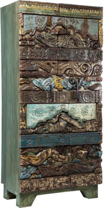 Kare Design Schrank Shanti Surprise Puzzle 2trg. (85 x 45 x 180 cm)