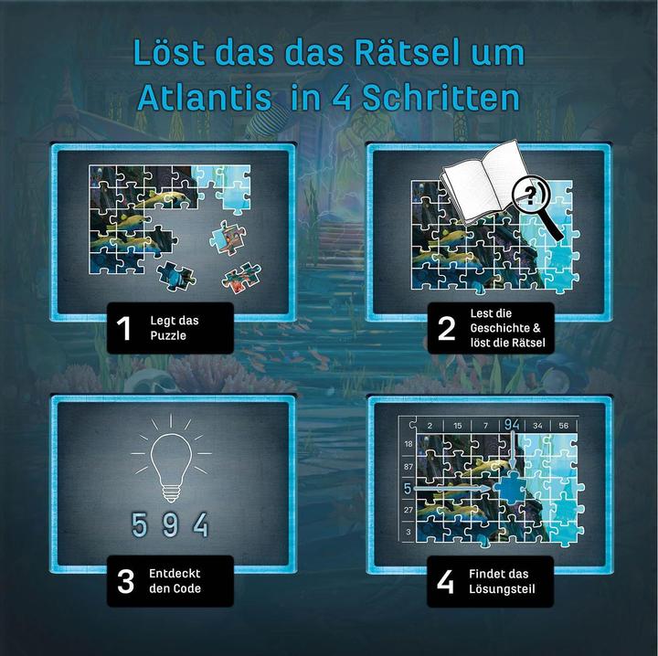 Actual product image Kosmos EXIT® - The Puzzle The Key to Atlantis (500 pieces)