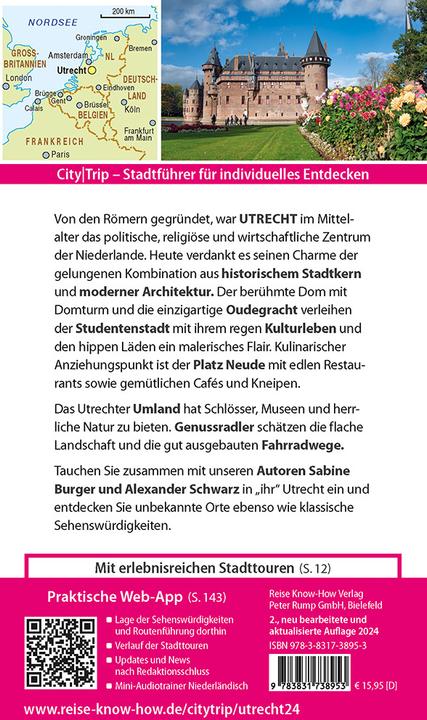 Produktbild CityTrip Utrecht (Deutsch, Sabine Burger, Alexander Schwarz, 2024)