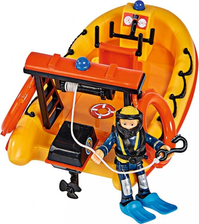 Productafbeelding Simba Brandweerman Sam Neptunus reddingsboot met figuur