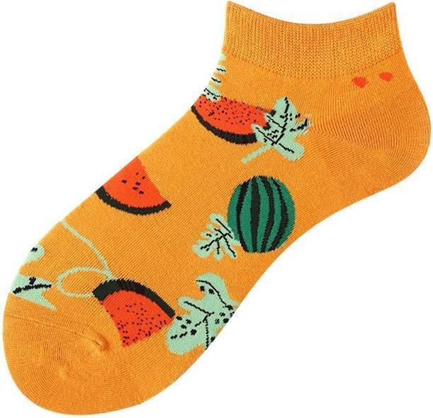 Musthaves Knöchelsocken Grösse 36 - 43 cm - Wassermelonen (Einzelpack, 36 - 43)