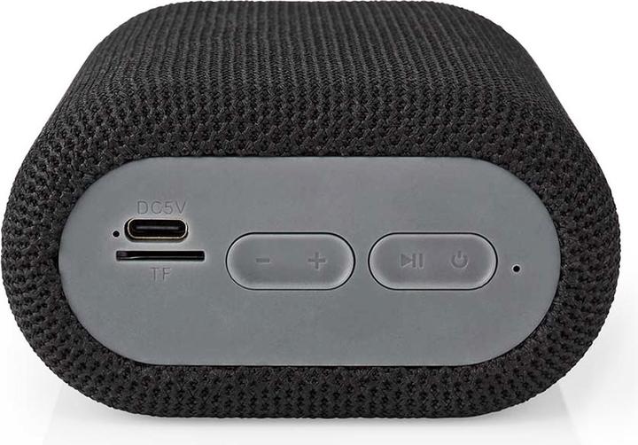 Actual product image Nedis Bluetooth Speaker, 7W - Black (7 h, Rechargeable battery operated)