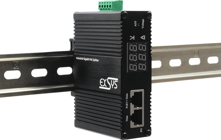 Immagine prodotto Exsys Industrial PoE++ Gigabit Splitter 50W (Splitter PoE)