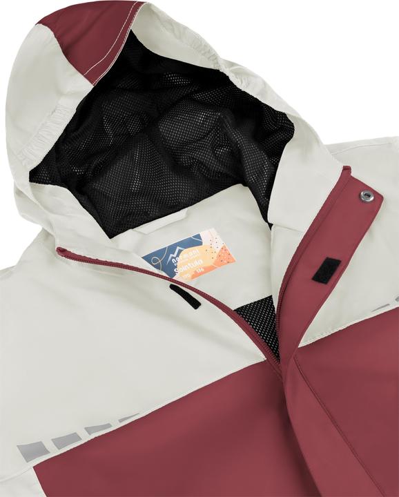 Image du produit Normani Kinder Regenjacke „Sointula“ Rot/Weiss (98, 102, 104, 100 A)