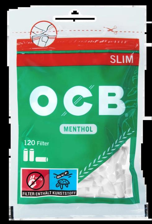 Produktbild OCB Slim Menthol Zigarettenfilter