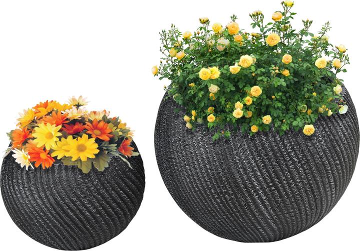 Produktbild Outsunny Pflanztöpfe mit Entwässerungsloch (40 cm)