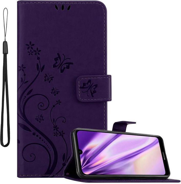 Floral dark purple