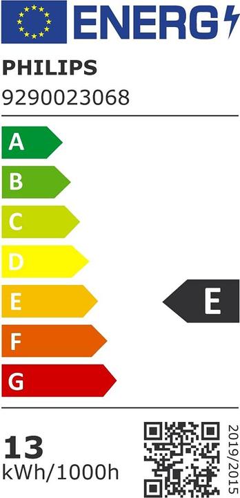 Label énergétique Philips Lampe LED (E27, 14 W, 1521 lm, 3 x, E)