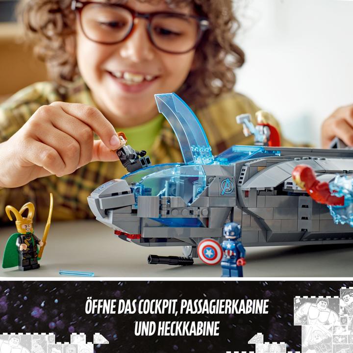Actual product image LEGO The Avengers' Quinjet (76248, LEGO Marvel)