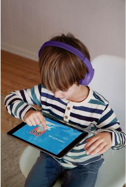 Image du produit Belkin Soundform Mini BT On-Ear Kinderk. USB-C lila AUD002hqPUV3