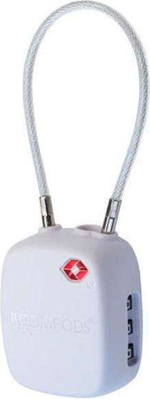 Immagine prodotto Boompods LOCK TSA Bag Tracker Bianco (Borsa per cuffie)