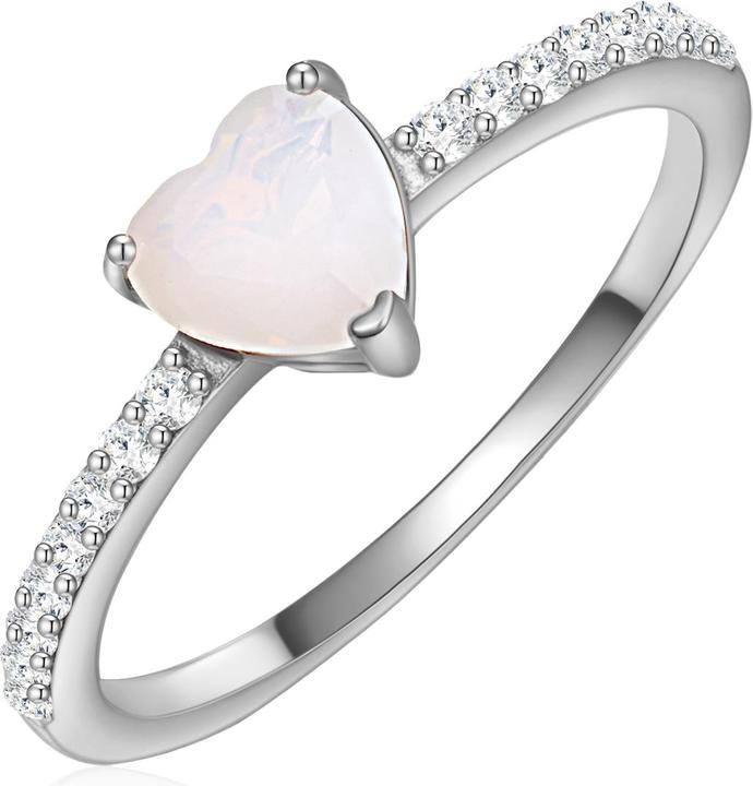 Produktbild Glanzstücke München Damen Sterling Silber Mondstein (synth.) silber - 29968 (56, 925 Silber)