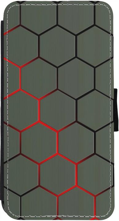 Image du produit PhoneLook Coque Wallet noir Geometric Line red (Apple iPhone 12 Pro Max)