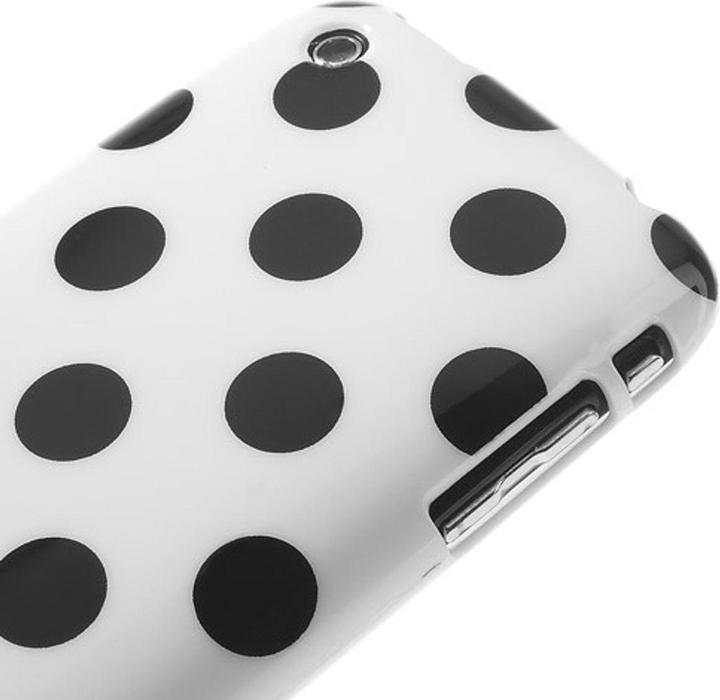Produktbild König Design Schutzhülle für Handy Apple iPhone 3 3G 3GS weiss/schwarz (Apple iPhone 3G, Apple iPhone 3GS)