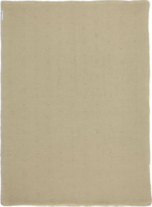 Productafbeelding Meyco Babydeken grote Mini Knots teddy - zand - 100x150cm (100 x 150 cm)