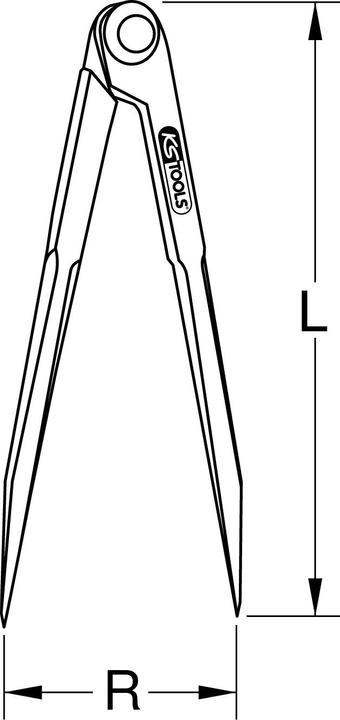 Produktbild KS Tools Spitzzirkel