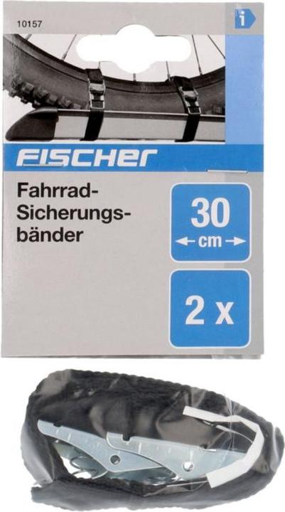 Immagine prodotto Fischer Nastro di sicurezza per biciclette 2 pezzi (Nero)