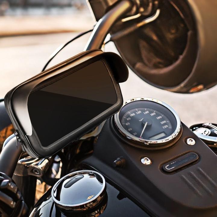 Actual product image No Name SM motorbike scooter holder with waterproof zip 4.8-5.5
