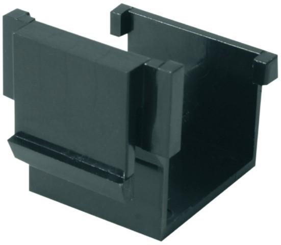 Telegärtner Blind plugs for 48.30cm (19") module rack & junction boxes rear mounting
