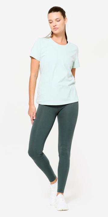 Immagine prodotto Domyos Women's Slim-Fit Fitness Leggings - Khaki Green (W38)
