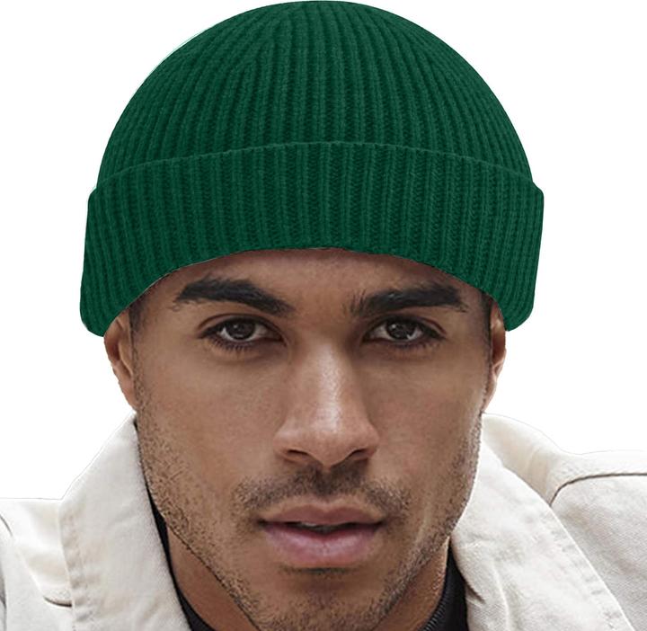 Actual product image Beechfield Engineer knitted rib beanie (One size)