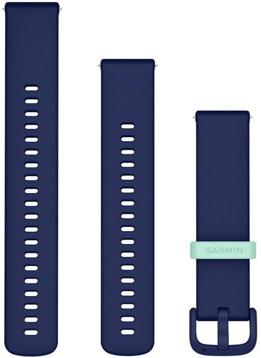 Garmin Quick release - Horlogeband - Siliconen - 20 mm - Navy - Geschikt voor Vivoactive 5 (20 mm, Silikon)