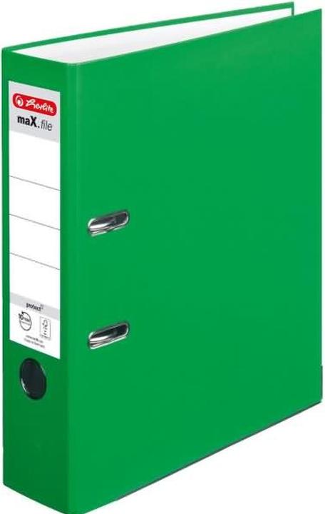 Produktbild Herlitz 11416294 Aktenordner 5 Blätter Grün Polypropylen (PP) (A4, 80 mm, 1 Stück)