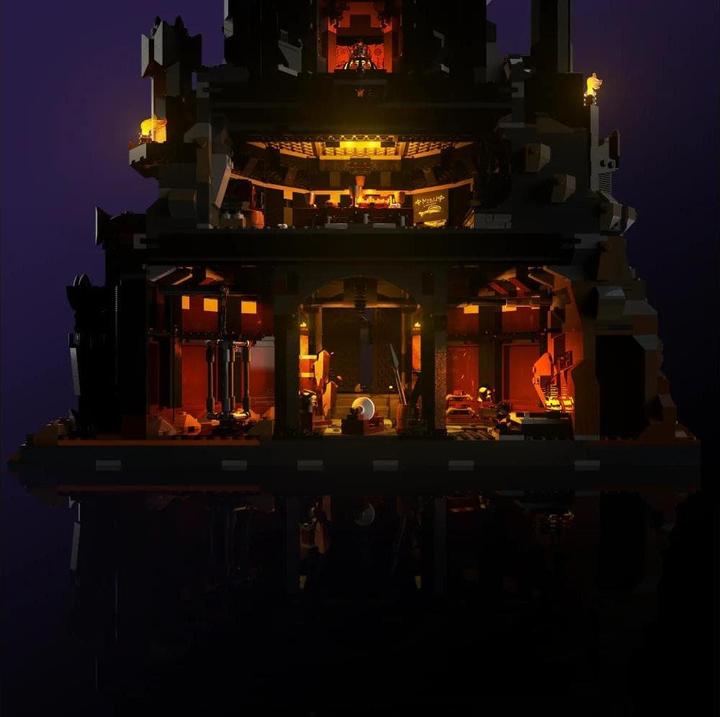 Immagine prodotto Light my bricks LMB 2.0 Kit di illuminazione a LED per LEGO 10333 Il Signore degli Anelli: Barad-dûr