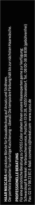 Produktbild Syoss Haar Mascara Schwarz (Schwarz)