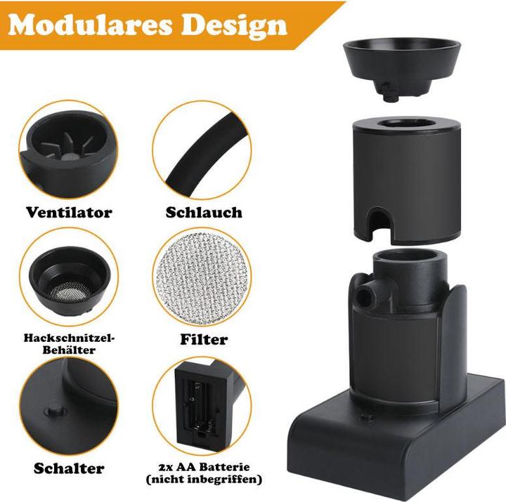 Produktbild Hermex Rauchmaschine Getränke-Smoker Cocktail-Smoker Cocktail-Infuser