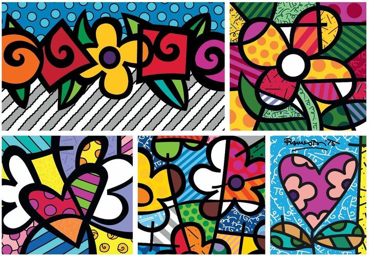 Image du produit Bluebird Puzzle Collage : Coeurs et fleurs 1500 pièces (1500 pièces)