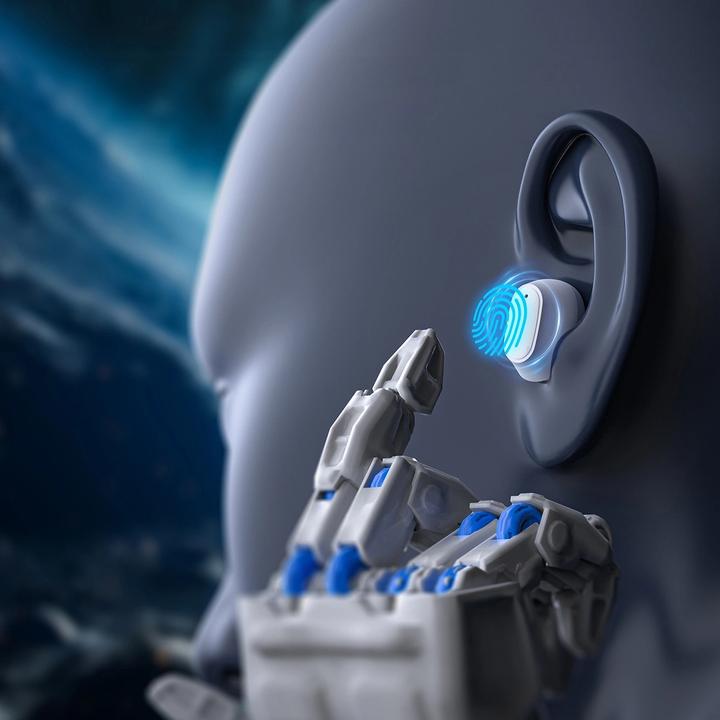 Actual product image Choetech MEMS wireless TWS Bluetooth 5.3 headphones - white (8 h, Wireless)