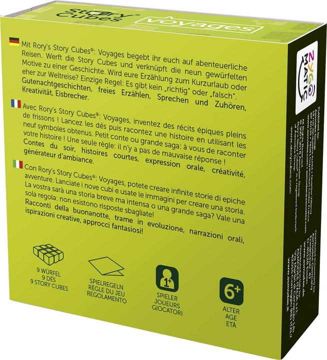 Produktbild Rory's Story Cubes Story Cubes Voyages (Deutsch, Französisch, Italienisch)