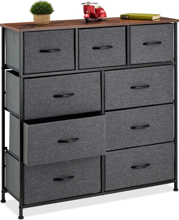 Actual product image Relaxdays Chest of drawers (100 x 30 x 100 cm)