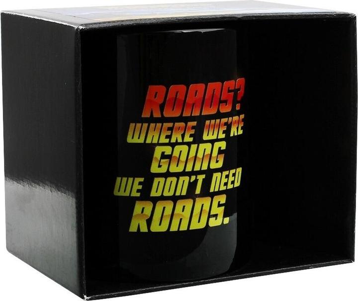 Actual product image Back to the Future Coffee Mug We Don't Need Roads (325 ml, 1 x)