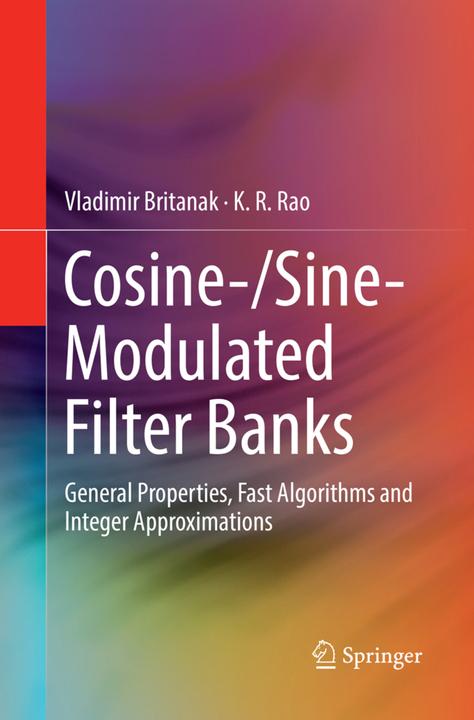 Produktbild Cosine-/Sine-Modulated Filter Banks (Englisch, Vladimir Britanak, K. R. Rao, 2018)