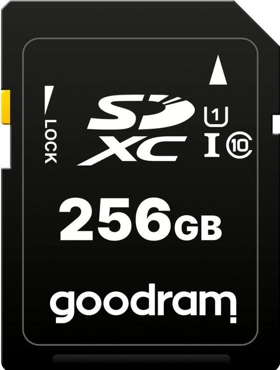 Produktbild Goodram S1A0 SDXC UHS-I Klasse 10 (256 GB, SDXC, U1, UHS-I)