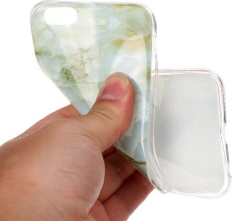 Actual product image Ueli Express iPhone 6s / 6 rubber case TPU marble look green (Apple iPhone 6s, Apple iPhone 6)