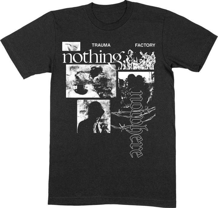 Actual product image Nothing, Nowhere Unisex Adult Trauma Factor V.1 Cotton T-Shirt (XL)