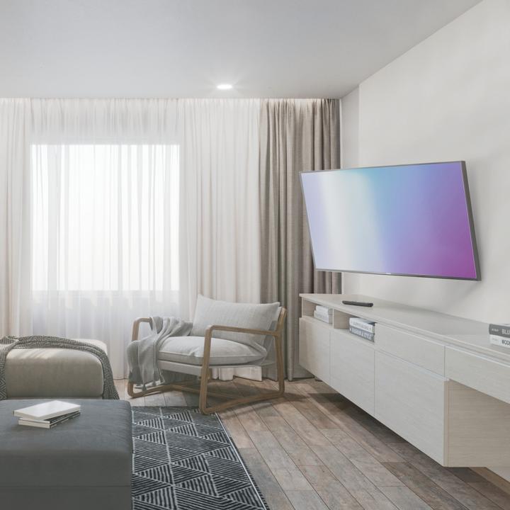 Produktbild Hama TV-Wandhalterung FULLMOTION, 400x400, 165 cm (65"), extra langer Arm, slim (Wand, 65", 50 kg)