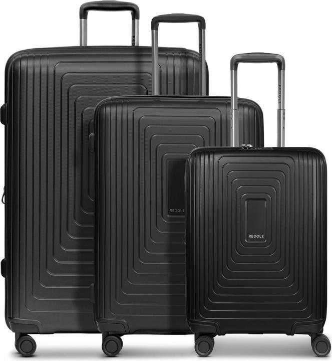 Actual product image Redolz Essentials 14 4-wheel suitcase set 3-piece with stretch fold (250 l, XL (from 140l))