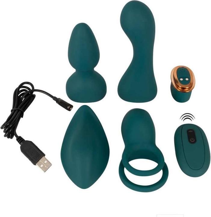 Produktbild Couples Choice RC Mini Vibrator with 4 Attachments