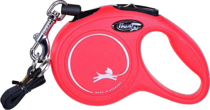 Immagine prodotto Flexi Guinzaglio retrattile NEW CLASSIC CAT XS, corda rossa da 3 m (XS, Gatto, Sport cane)