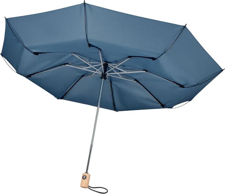 Produktbild MidOcean Leeds Bambus 190T Faltbarer Regenschirm