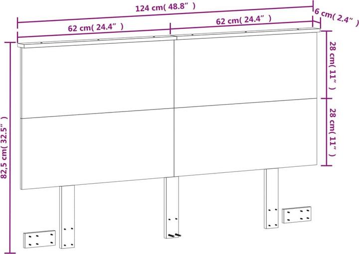 Immagine prodotto VidaXL Donatienne (139 x 6 x 82,5 cm)