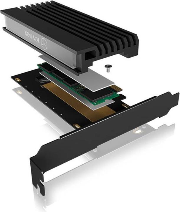 Actual product image Icy Box IB-PCI214M2-HSL (PCI Express 3.0 x4)