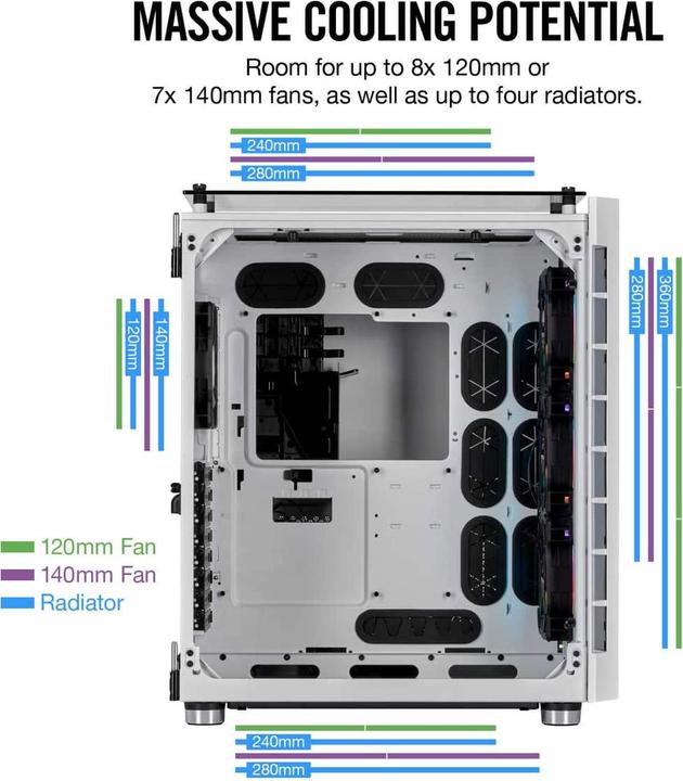 Actual product image Corsair 680X RGB (ATX, mATX, Mini-ITX, E-ATX)